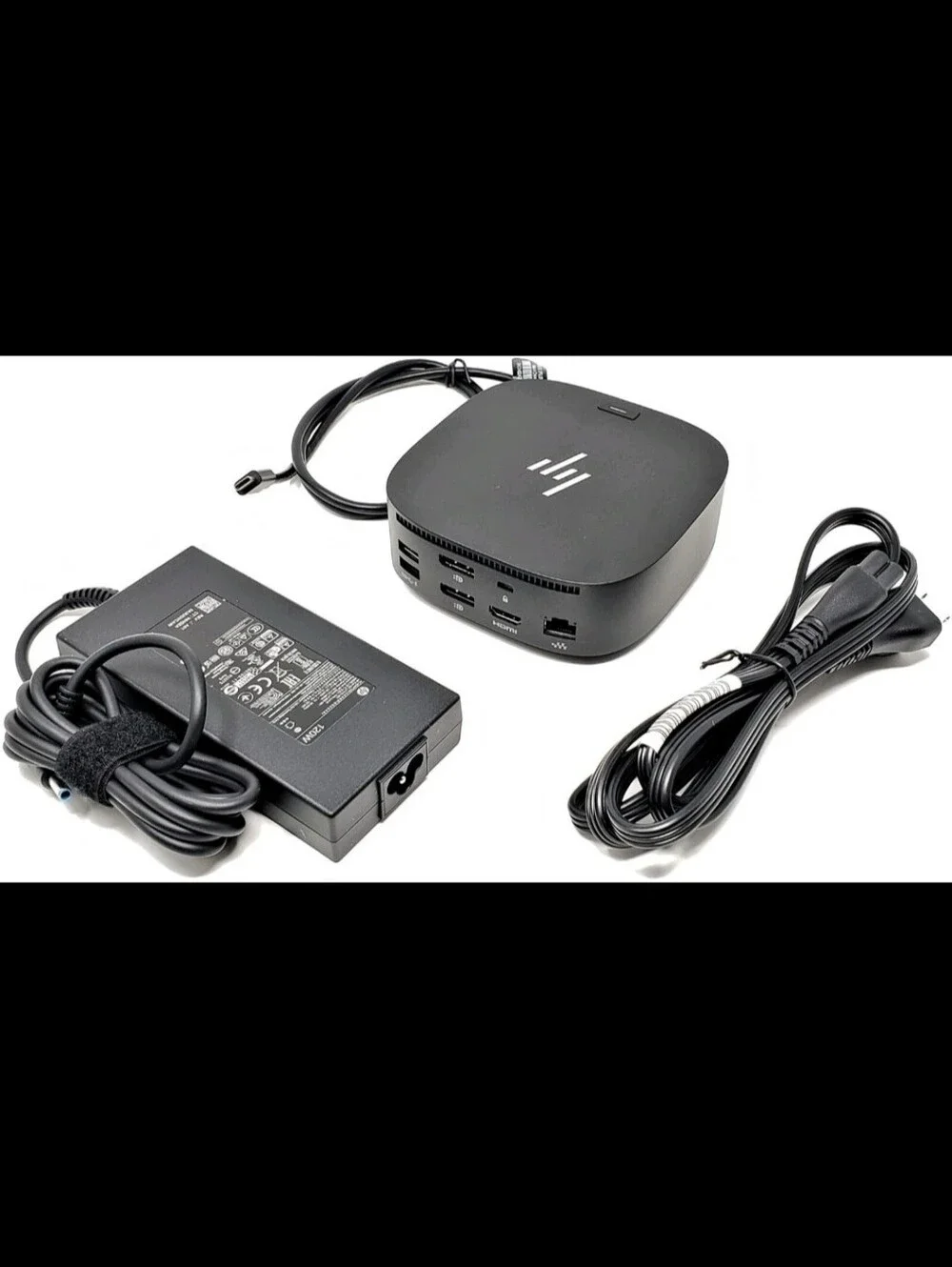 HP HOT ITEM! HSN-IX02 USB-C G5 Docking Station Kit w/120W AC Adapter. R2S!